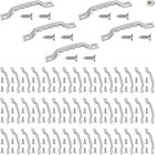 50pcs Small Sawtooth Picture Hangers  Heavy Duty Sawtooth Hangers  Silver Metal