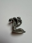 D   D  1983 Partha Pewter Hydra  7-headed Greek Serpent Figurine