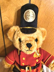 Fao Schwarz Guard Teddy Bear Small Plush Stuffed Toy Red Jacket Black Hat
