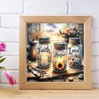 5d Diamond Painting Kit diy Wishing Bottle Art For Adults Home Decor 11 8x11 8in