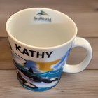 Vintage Florida Souvenir Name Coffee Mug - Kathy - Sea World Nasa Parks