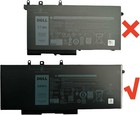 New Genuine Gjknx Gd1jp Battery For Dell Latitude 14 5480 5491 15 5580 5590 5591