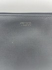 Tumi For Delta  Zip Travel Pouch Cosmetic Beauty Bag Toiletries Gray