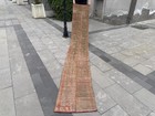 Vintage Oushak Runner Rug 1 7x11 2 Ft Skinny Turkish Hallway Rug