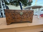 Vintage Chinese Hand Carved Camphor Wood Chest Box Storage Trunk 35    Pickup