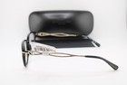 New Coach Hc 6172 5002 Black Gold Gunmetal Authentic Eyeglasses 54-16