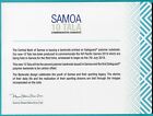 Samoa 10 Tala 2019 Unc  new - Polymer   Commemorative W folder