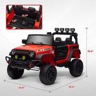 Qaba 12v Ride On Truck Electric Car For Kids Battery Powered Ride On Car Parent
