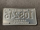 Rare 1979 Michigan Special Equipment License Plate All Original Tough Plate