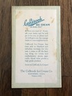 Vintage Advertising Cebrook Ice Cream Mould Creations Sales Book Hartford Conn  