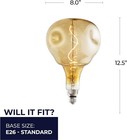 G  r  nd N  ost  lgic Natural Collection Orb 4w Led Oversized Light Bulb_ships Usa