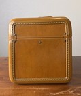 Vintage Samsonite Streamlite Train make-up Case Saddle Tan Retro No Key Vguc