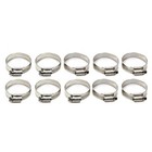 Samco Sport Hcb 45 10   Set Of 10 Natural Stainless Steel 45mm-1-3 4in Hose Clam