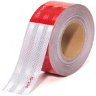 Dot-c2 Reflective Tape 2 Inch X 100 Feet Red White Reflector Adhesive Conspic   