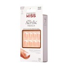 Kiss Salon Acrylic French French Manicure Fake Nails Kit - Bonjour  Short - Acry