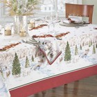 Elrene Santa s Snowy Sleighride Tablecloth 60 X 120