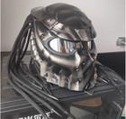 Alien Vs  Predator Frp Motorcycle Helmet Laser Light Full Face Mask-hand-painted