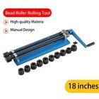 Manual Bending Machine Metal Sheet Fabrication Bead Roller Tool With Dies