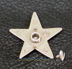 Western Horse Saddle Tack Antique Gold Star Saddle Concho 3 4  Screw Back