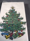 Htf Cuthbertson Original Christmas Tree Sealed Paper Napkin Service Vintage Set