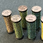 Kreinik Metallics Fine  8 Braid Embroidery Thread 14 Spools Various Colors