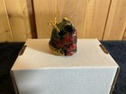 Japanese Clay Pottery Red Demon Devil Hanging Bell 2   