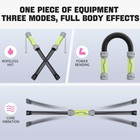 3-in-1 Ropeless Battle Ropes For Home Gym  Heavy Weighted Cordless Battle Rop   