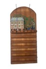 Vintage Wood Perpetual Wall Calendar Country Home Hand Made Complete