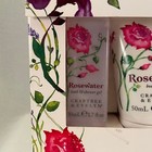 Crabtree   Evelyn Rosewater 3pc Gift Set Bath   Shower Gel Body Lotion   Cream 
