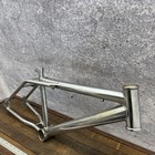 Vintage Bmx Bicycle Frame Nos Old School Freestyle 20in Chrome Steel 80s 90s
