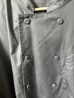 Chef Works Chef s Jacket Coat Blue Gray Short Sleeve Button Up Size 2xl 2x
