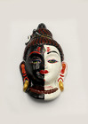 Hand Painted Paper Mache Three Eyed Shiva Wall Hanging Mask