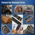 130 Sets Black Chicago Screws Kit M4 M5 Binding Rivets For Leather Belt Book Diy