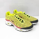 Nike Womens Air Max Plus Se 862201-700 Yellow Running Shoes Sneakers Size 6