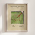 Baseball Field Patent Art Print Vintage Baseball Blueprint Wall Art Gift Decor