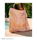 Nwt      Free People Free-est Sandy Shores Oversized Beach Towel   Blanket