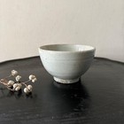 Korean Joseon White Porcelain Tea Bowl  10 3cm  Used