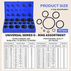 Sae Metric Rubber O-ring Washer Assortment Kit Automotive Storage Case Oring Set