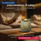 Homedics Indoor Relaxation Fountain With Light   Natural Sound  Tabletop Water F