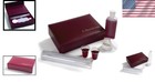 Maroon Portable Communion Kit With 25 Cups And Juice Bottle     Perfect For Events