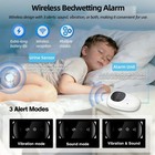 Wireless Bedwetting Alarm For Kids - Separate Design Enuresis Pee Alarm With Vib