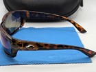 Costa Jose Style Sunglasses Tortoise Shell  Blue Mirrored Lens W  Case Cloth