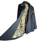 Bbc Exclusive Hot Topic Doctor Who Tardis Time Wool Double Breast Peacoat Large