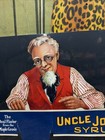 Antique C  1915 Uncle Johns Syrup Store Display Sign General Store Kitchen Decor