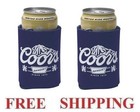 Coors Original Banquet 2 Beer Can Holders Cooler Coozie Coolie Koozie Huggie New