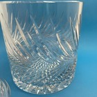 Mcm Brilliant Cut Biscuit Jar Reflections  Crystal Clear Ind 8 5    Vtg 24  Lead