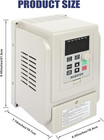 Ac 220v Variable Frequency Drive Single Phase Input To 3 Phase Output Frequency 