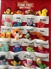 Vintage 1999 Kellogg s Sesame Street Mini Beans   Red Display Holder-entire Set