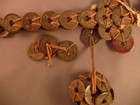 Vintage Antique Chinese Coin Sword  Good Luck Talisman