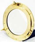 8 maritime Brass  Nautical Boat Ship Mirror Porthole Round Window Glass Handmade